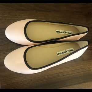 Never worn, Size 8 Karl Lagerfeld Ballet flats